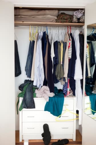 Before Wardrobe Makeover